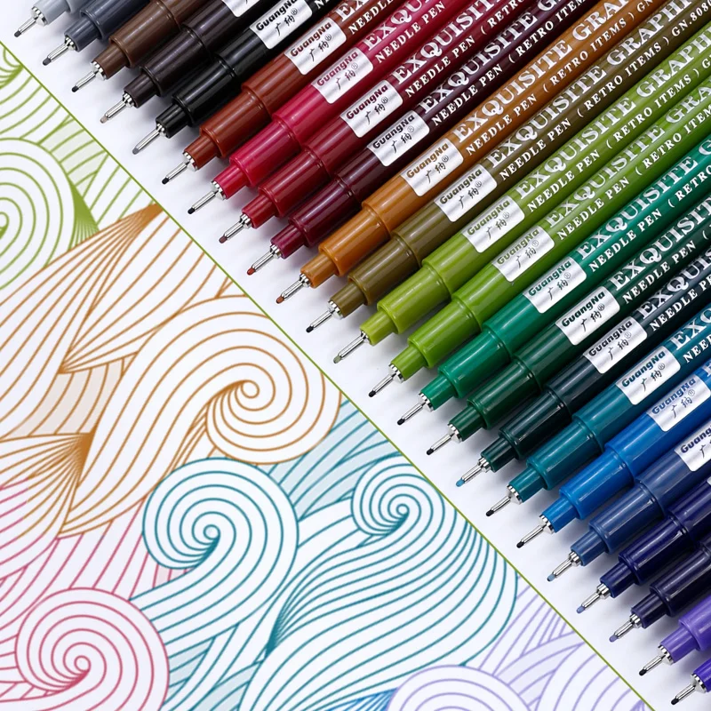 Fineliner punta fina tinta impermeable para dibujo manga y bocetos - imagen 5