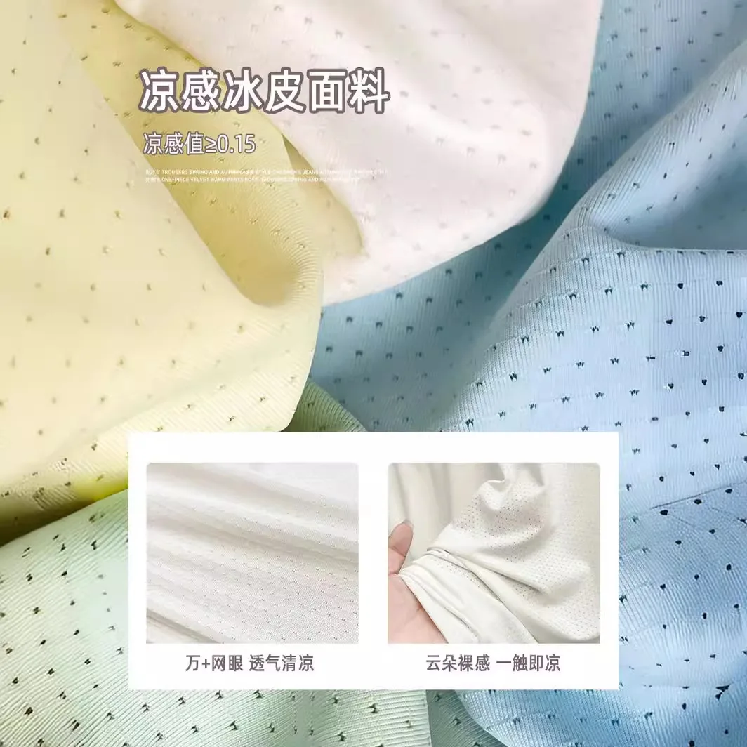 Camisetas refrescantes de secado rápido para niños, ropa deportiva atlética transpirable con orificios de ventilación, camisetas cómodas y modernas respetuosas con la piel para niños - imagen 3