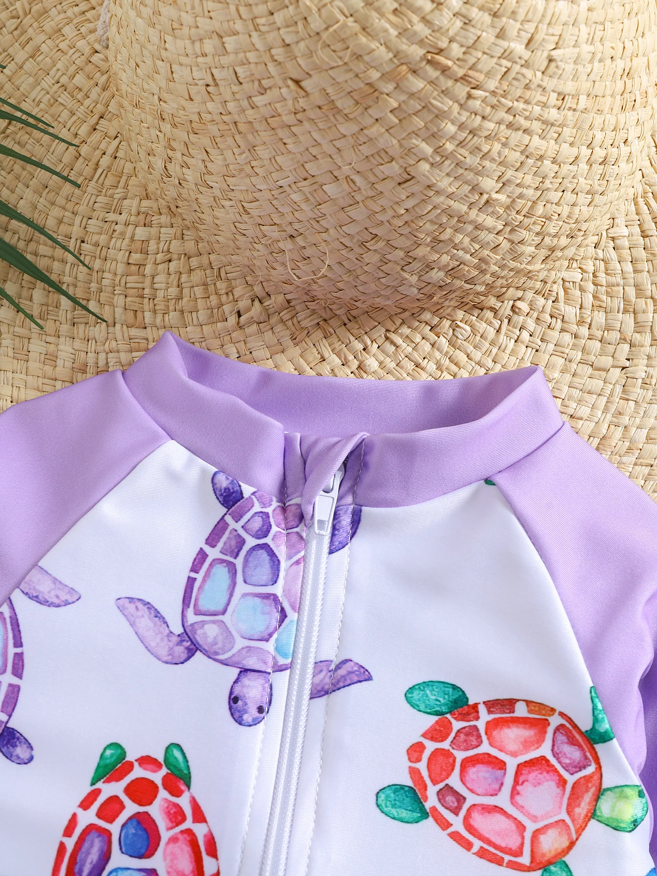 Traje de baño manga larga para niña con estampado dibujos animados - imagen 5