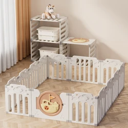 Puerta de seguridad para bebés con diseño anticaída y tapete grueso
