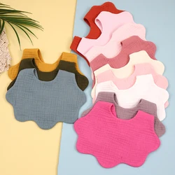 Babero de algodón estampado para bebé – Bandana suave y absorbente