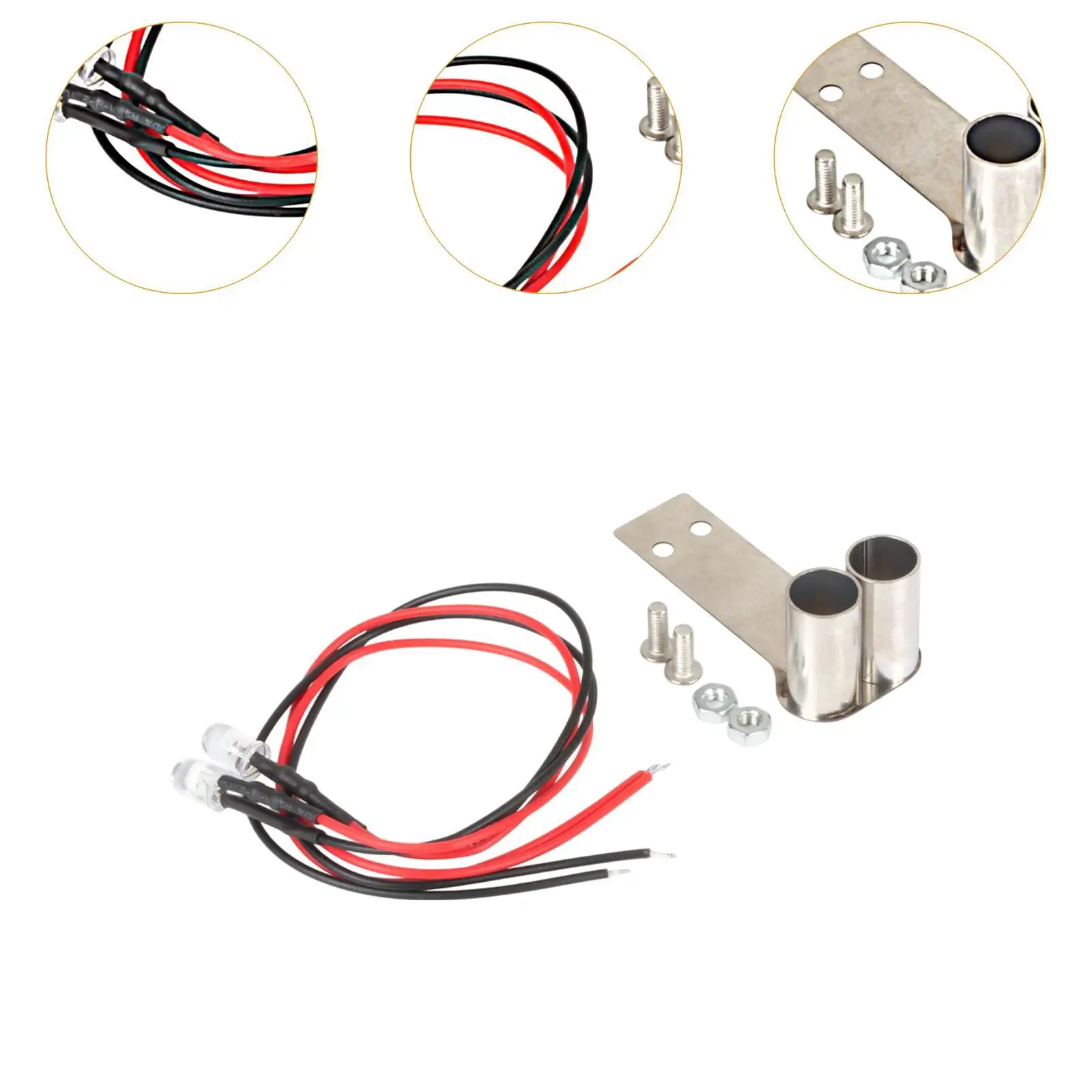 Tubo de escape de simulación, escala 1:10, repuesto resistente para vehículos, piezas y camiones - imagen 5