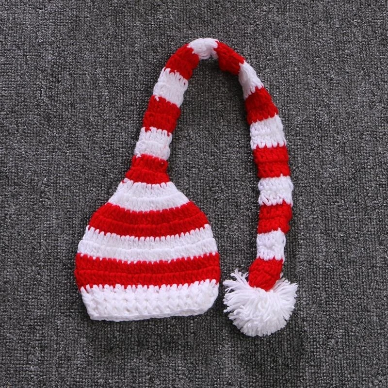 M76C Propiedades fotografía para niños Hat Girls Boys Grochet Crochet Knit Traje vestuario - imagen 4