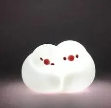 Juguetes de cápsula del mundo graso lindo kawaii Java gorrión finch buncho amantes de la luz brillante figuras gashapon suaves - imagen 5