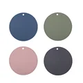 4pcs Round