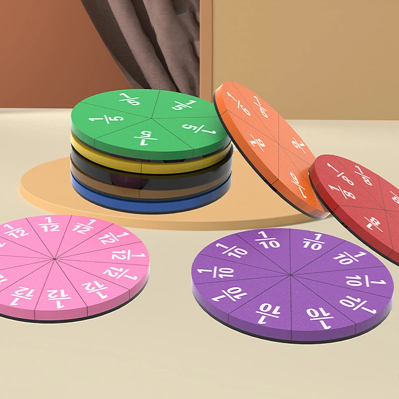 9 Uds. EVA puntuación suma resta cálculo demostración estudiante fracción interactiva para material didáctico de matemáticas escolares TMZ - imagen 2