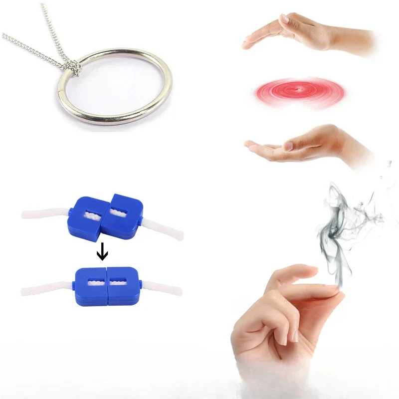 Anillos de póquer voladores educativos, trucos de magia, cartas que fluyen, diversión, fiesta callejera, espectáculo de magia, accesorios para principiantes, juguetes científicos - imagen 2