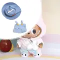 blue clothes  hat