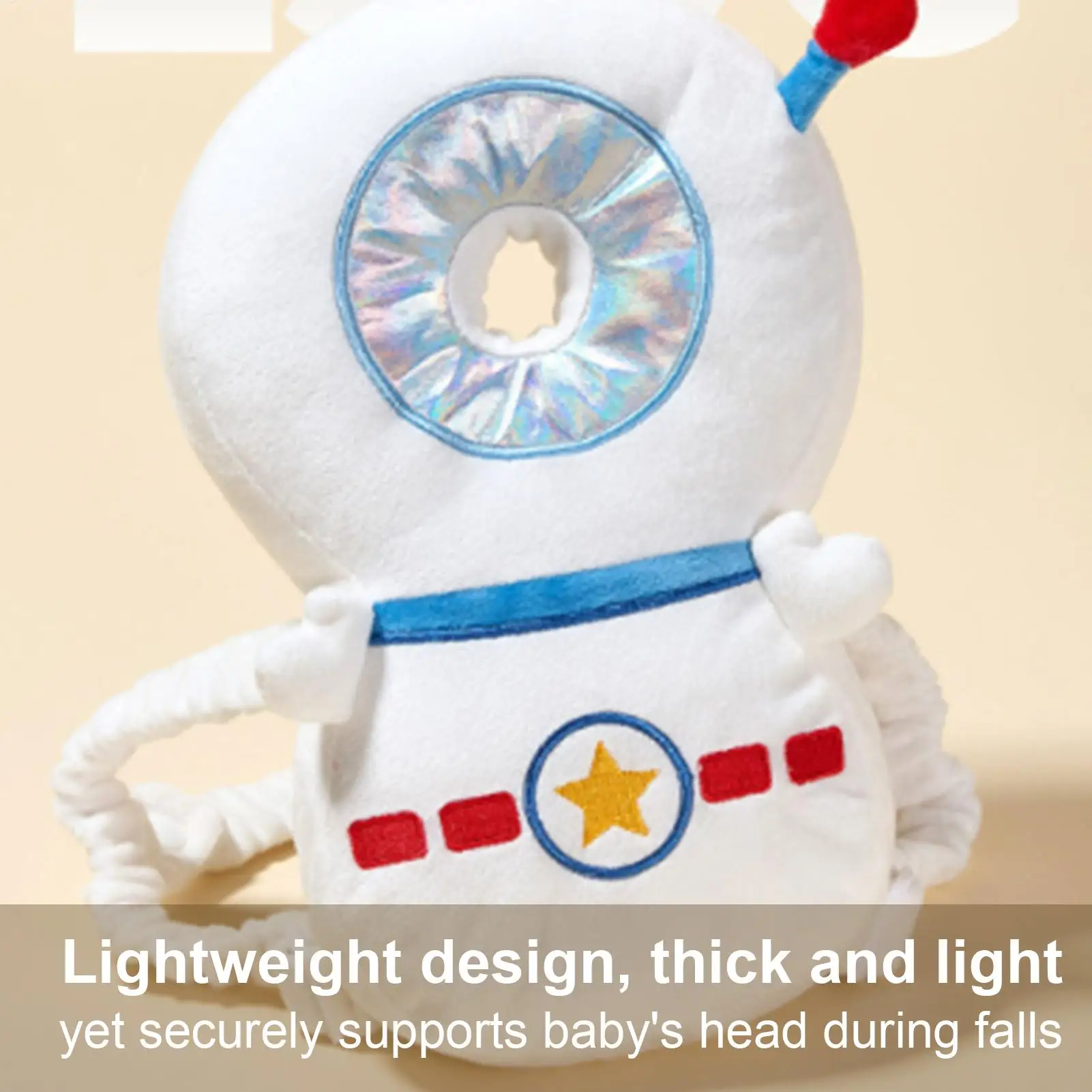 Protector de cabeza de bebé, cojín de soporte de caída de dibujos animados para bebé pequeño, Protector de cabeza trasera para niño y niña, avión de viaje al aire libre - imagen 4