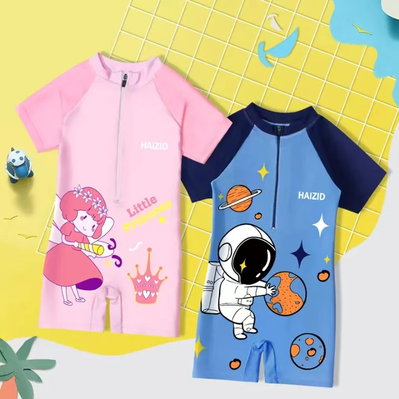 Bañador de una pieza infantil con estampado de dibujos animados - imagen 4