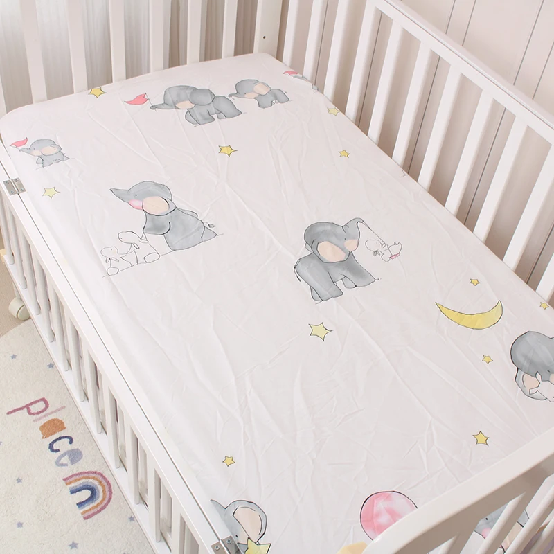 Juego de cama de algodón para bebé – Edredón, parachoques y almohada - imagen 4