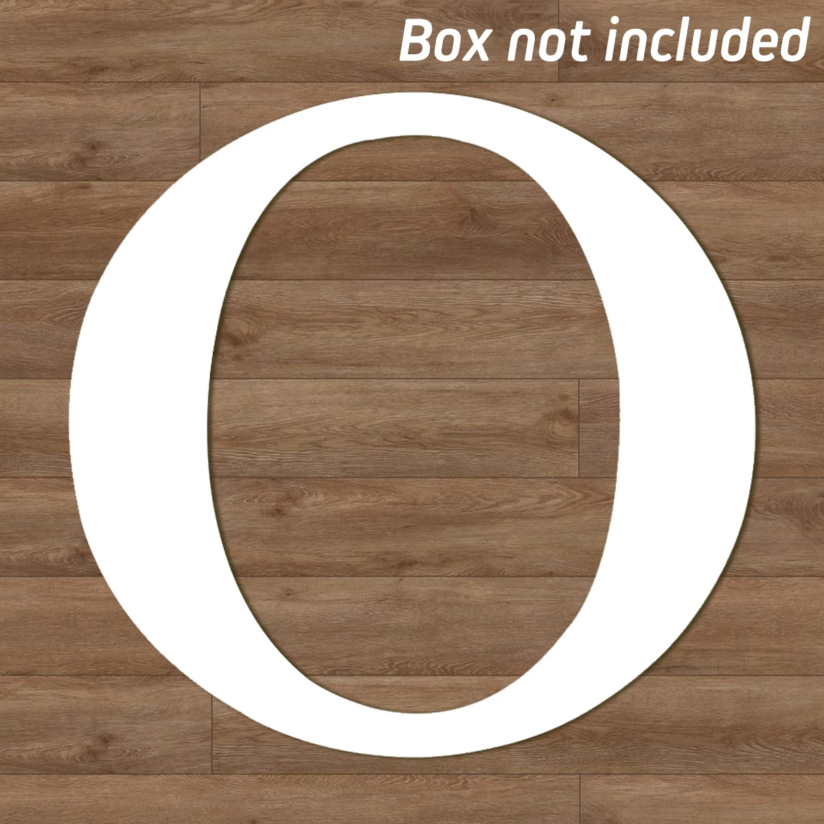 only Letter O No Box