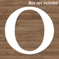 only Letter O No Box