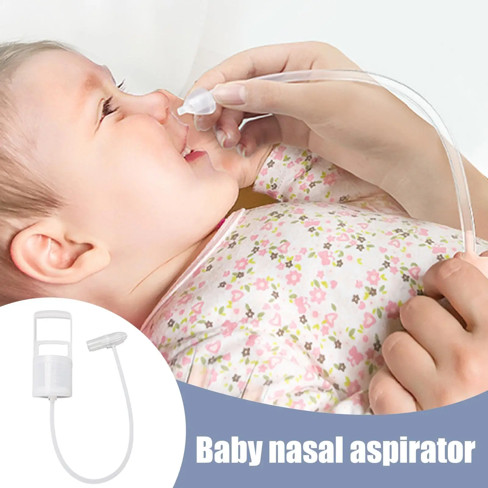 Aspirador Manual de mocos con ventosa para nariz de bebé, dispositivo de eliminación de moco, limpiador Nasal extraíble para higiene, cuidado del hogar y viajes - imagen 2