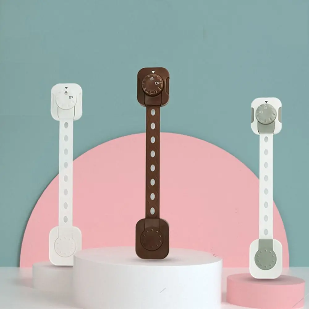 Cerradura anticlip para puerta de armario de bebé, cierre de cajón para niños pequeños, multifunción, protección, suministros de seguridad - imagen 2