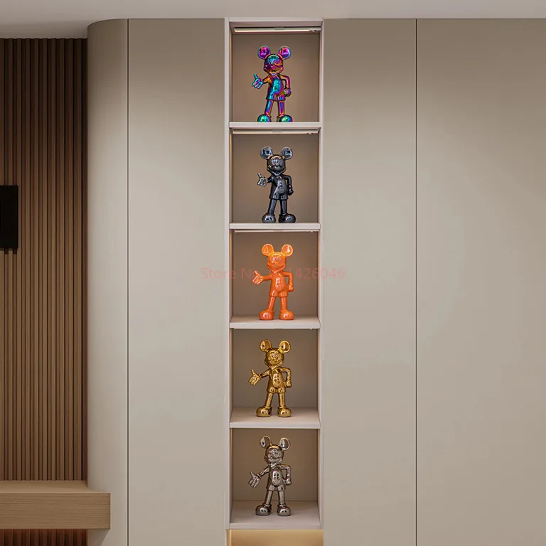 Disney-dibujos animados de Mickey Mouse para decoración de habitación, adorno de 27cm para porche, sala de estar, armario de Tv, armario de vino, regalos de inauguración de la casa, novedad de 2024 - imagen 5
