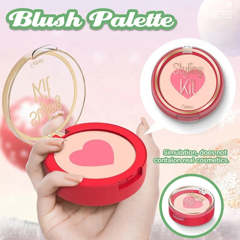 Regalos de Navidad, simulación cosmética para niñas, juegos de juguetes de maquillaje DIY, belleza, no Real, juego de simulación, juguetes para niñas y niños, Navidad - imagen 4