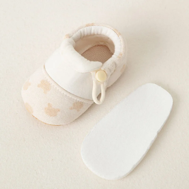 MILANCEL, nuevos zapatos para caminar de otoño para bebés de 0 a 18M, zapatos de suelo a rayas con puntos dulces para niñas, versión coreana, suaves y antideslizantes para niños pequeños - imagen 5