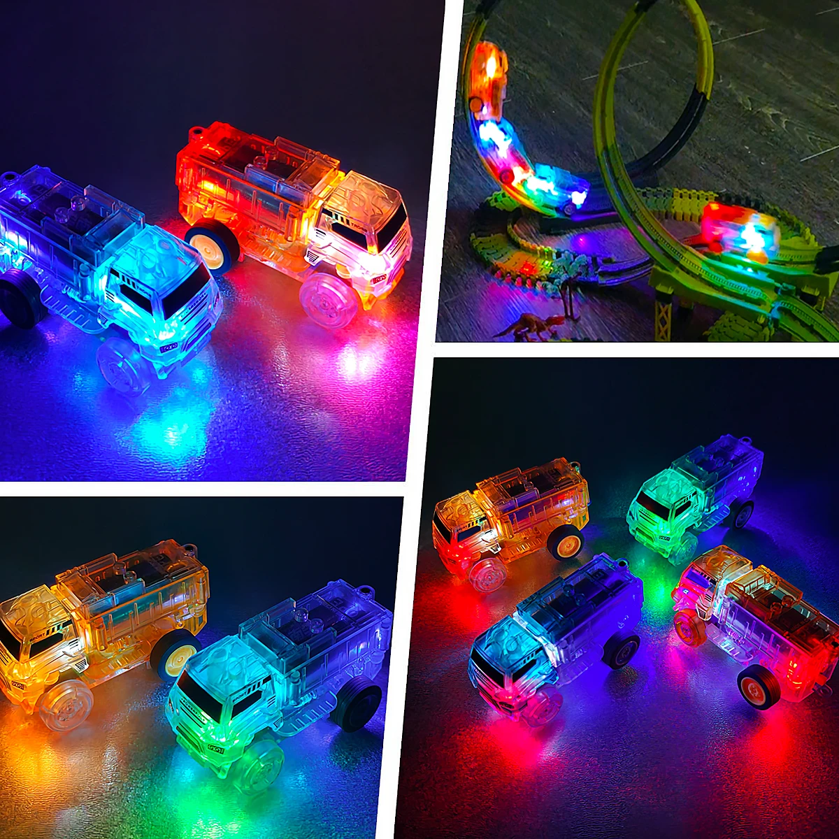 Coches con luces LED para pistas de carreras infantiles - imagen 5