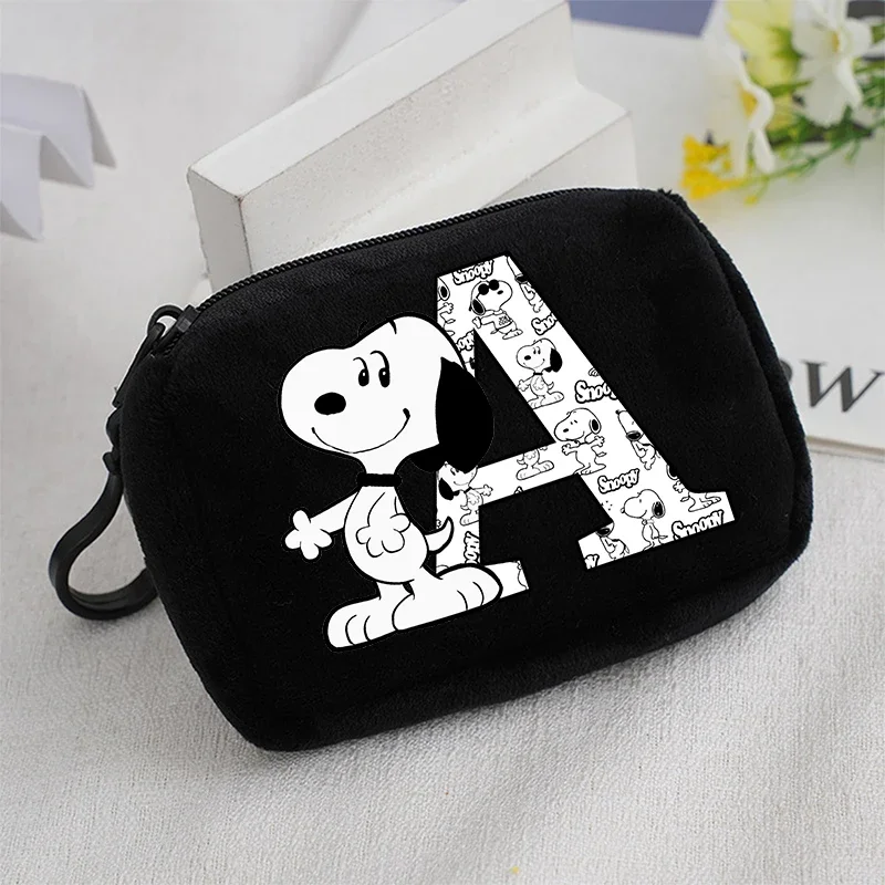 Monedero Snoopys para niños y niñas, billetera portátil bonita con estampado de dibujos animados de Anime, bolsa de almacenamiento para tarjetas de identificación, nuevos regalos de cumpleaños para niños
