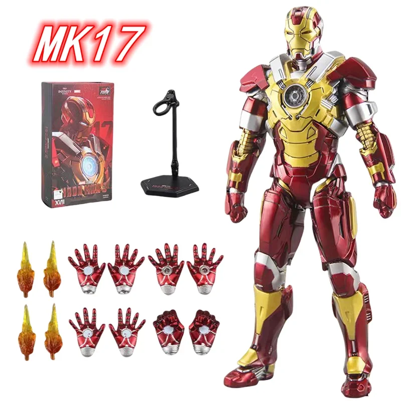 ZD Toys Iron Man figura de acción MK1-7 MK17 MK35 MK85 MK30 máquina de guerra leyendas vengadores Tony Stark coleccionar juguete para regalo - imagen 3