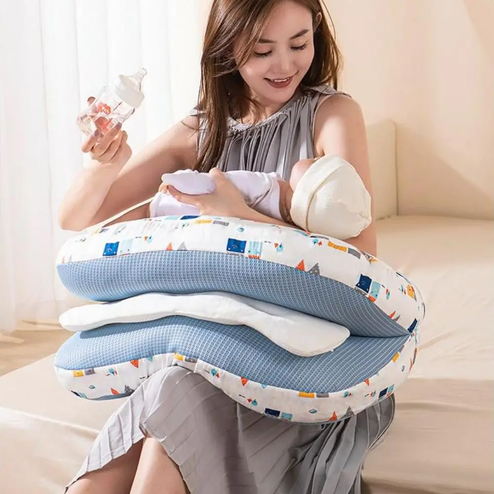 Almohada de lactancia desmontable – Antisaliva para descanso materno - imagen 5