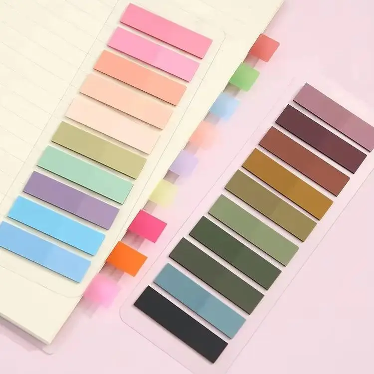 200 Uds. Pestañas adhesivas para anotar libros, marcadores de página, banderas de libros transparentes grabables, tira de pestañas de índice, papelería para volver a la escuela - imagen 2