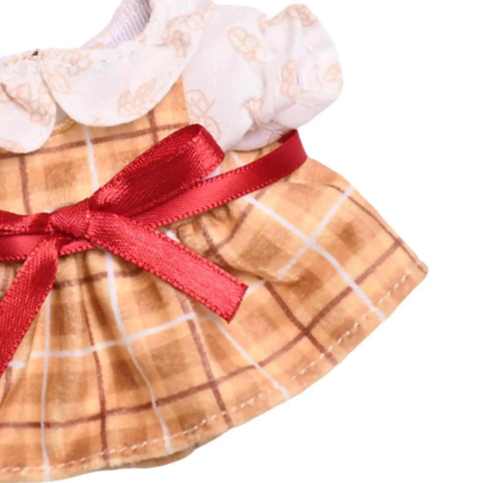 Fashion Doll Dress Suit,Trendy Hair Accessory Decor,Comfortable Dress up,Cute Costume Bow Tie for 15cm Dolls,Children's Gifts