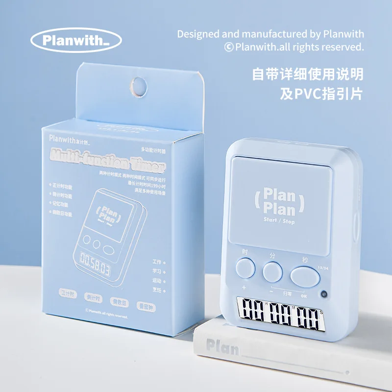 Temporizador multifuncional para cocina, recordatorio para hornear, gestión del tiempo, cuenta atrás, reloj de escritorio, 1 ud. - imagen 4