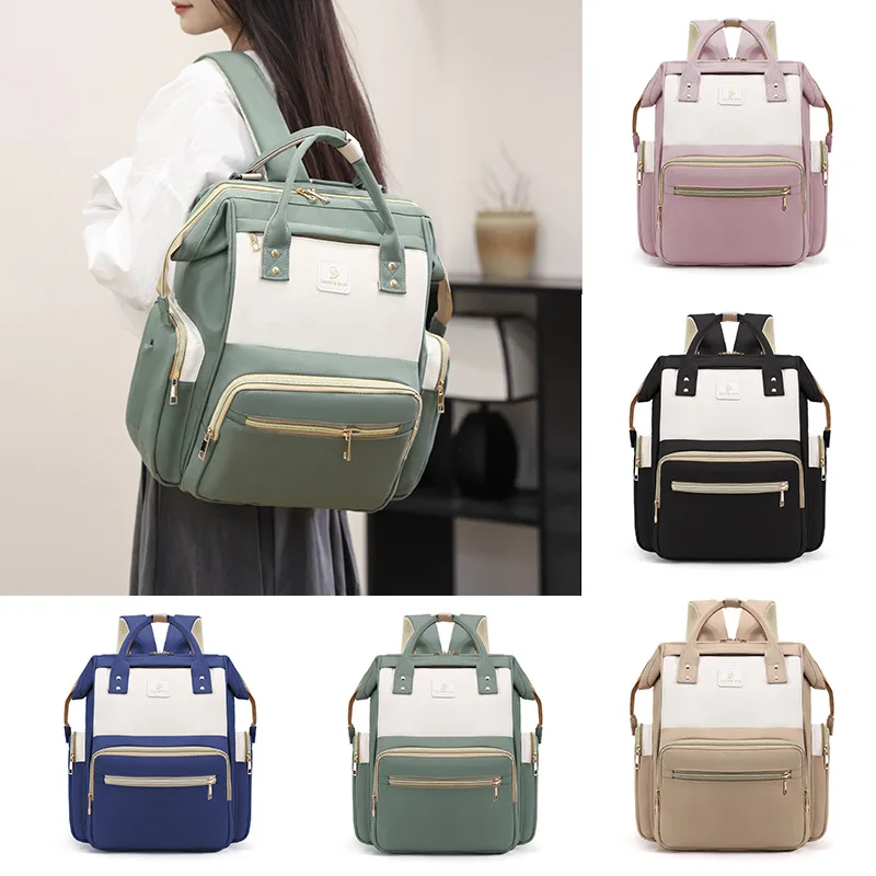 Bolsa de pañales impermeable con cambiador – Espaciosa y práctica - imagen 3