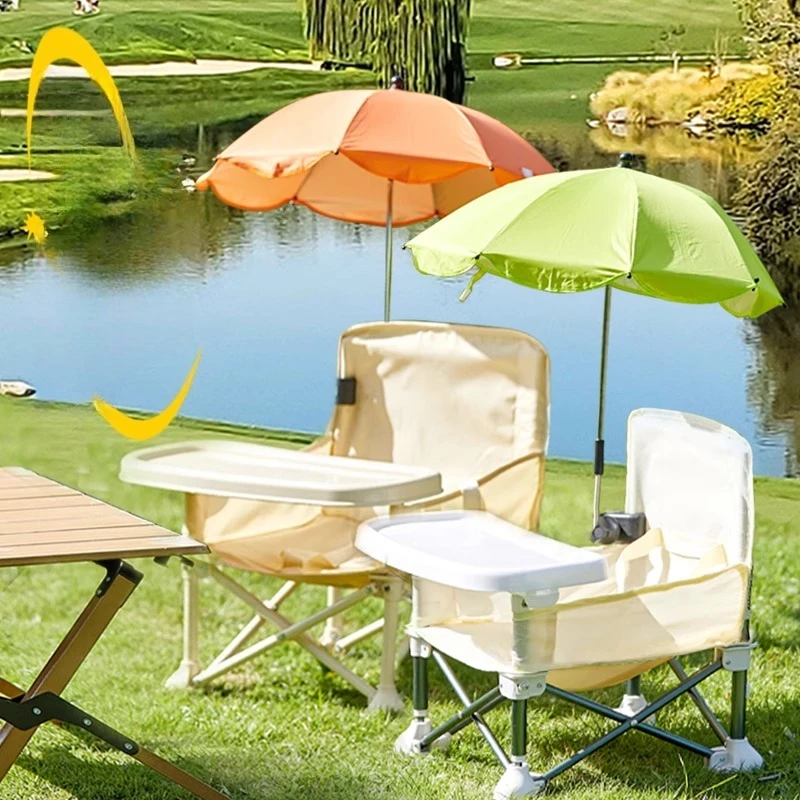 Trona de viaje ultraligera para bebé compacta y plegable