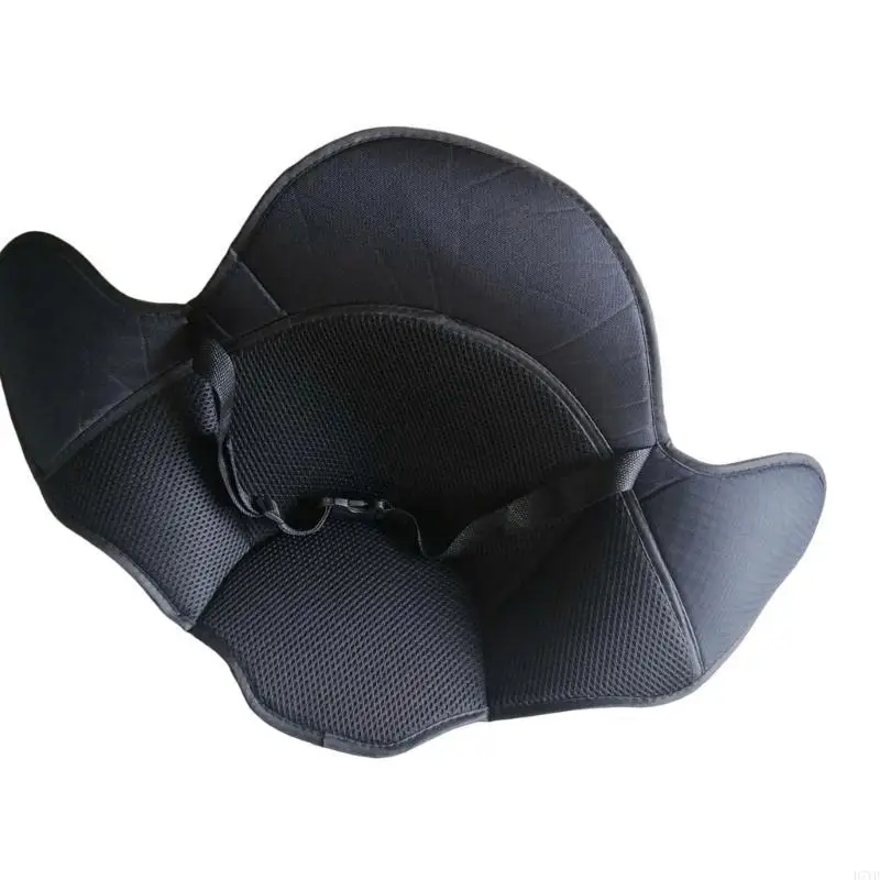 Cojín para asiento cochecito con diseño envolvente completo D7YD, tela poliéster suave calidad, transpirable, a