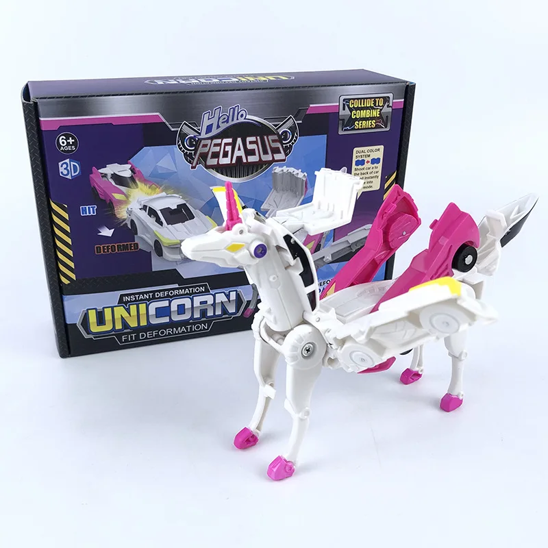 Hello Carbot Unicorn Mirinae Prime Unity Series transformación figura de acción Robot vehículo unicornio coche transformador - imagen 3