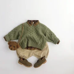 MILANCEL pulóver de algodón para niño 1-7 años – Estilo coreano