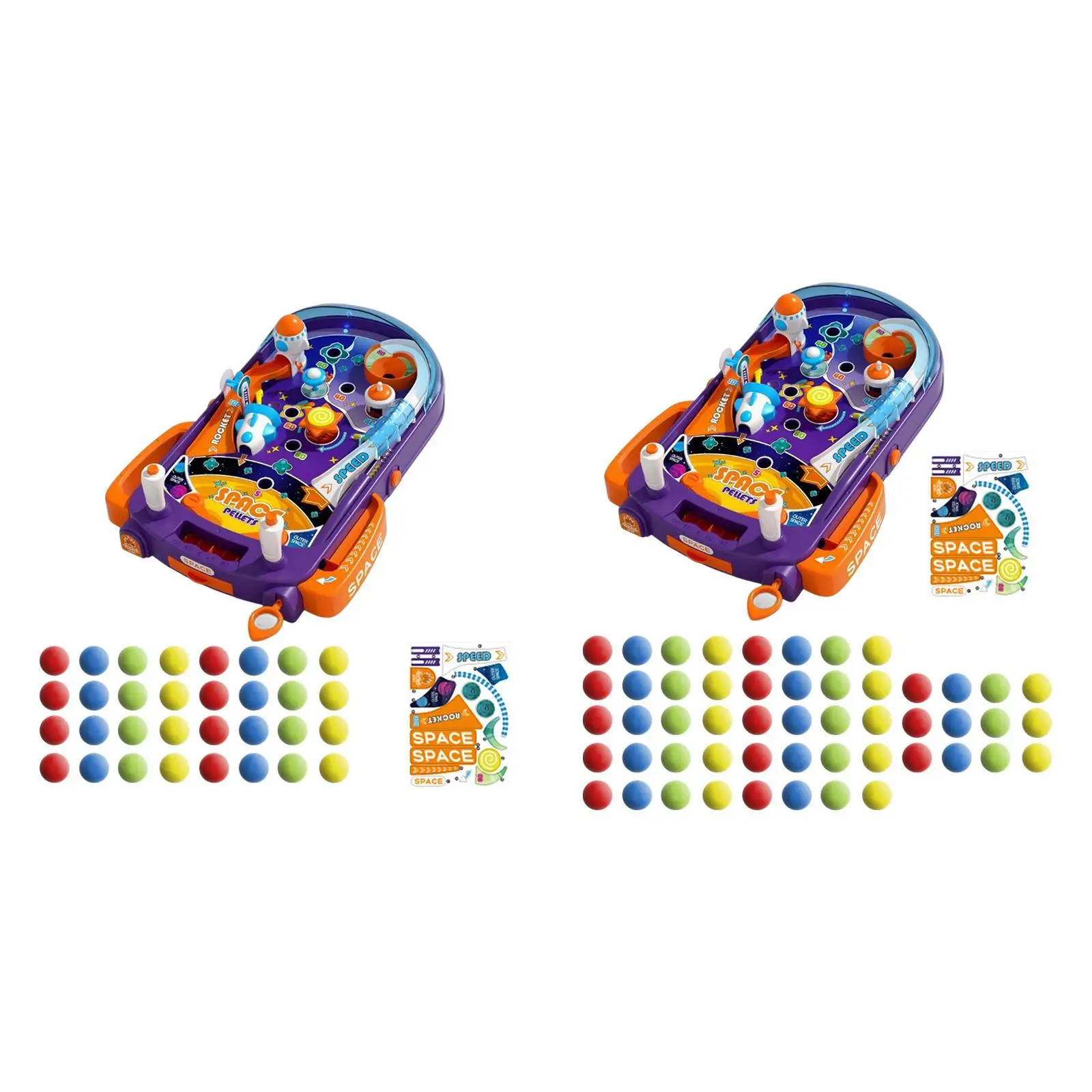 Children Pinball Machine Interactive Toy Interactive Game Portable Educational