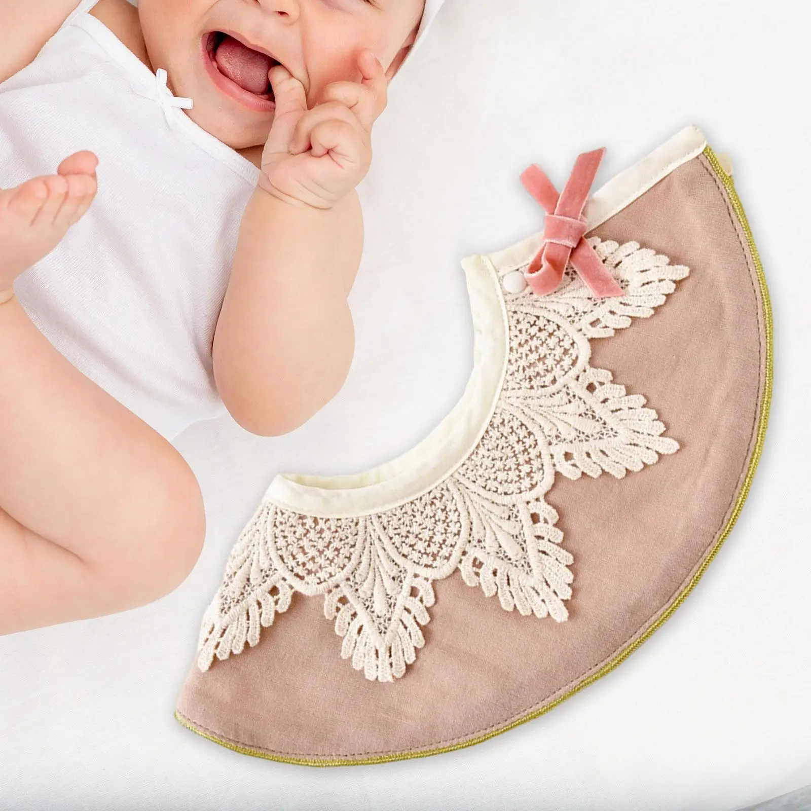 Muslin Bandana Drool Bibs Absorbent Adjustable Drooling Multi Use Scarf Bibs for 0-36 Months Newborn Boys Girls Infant Toddlers