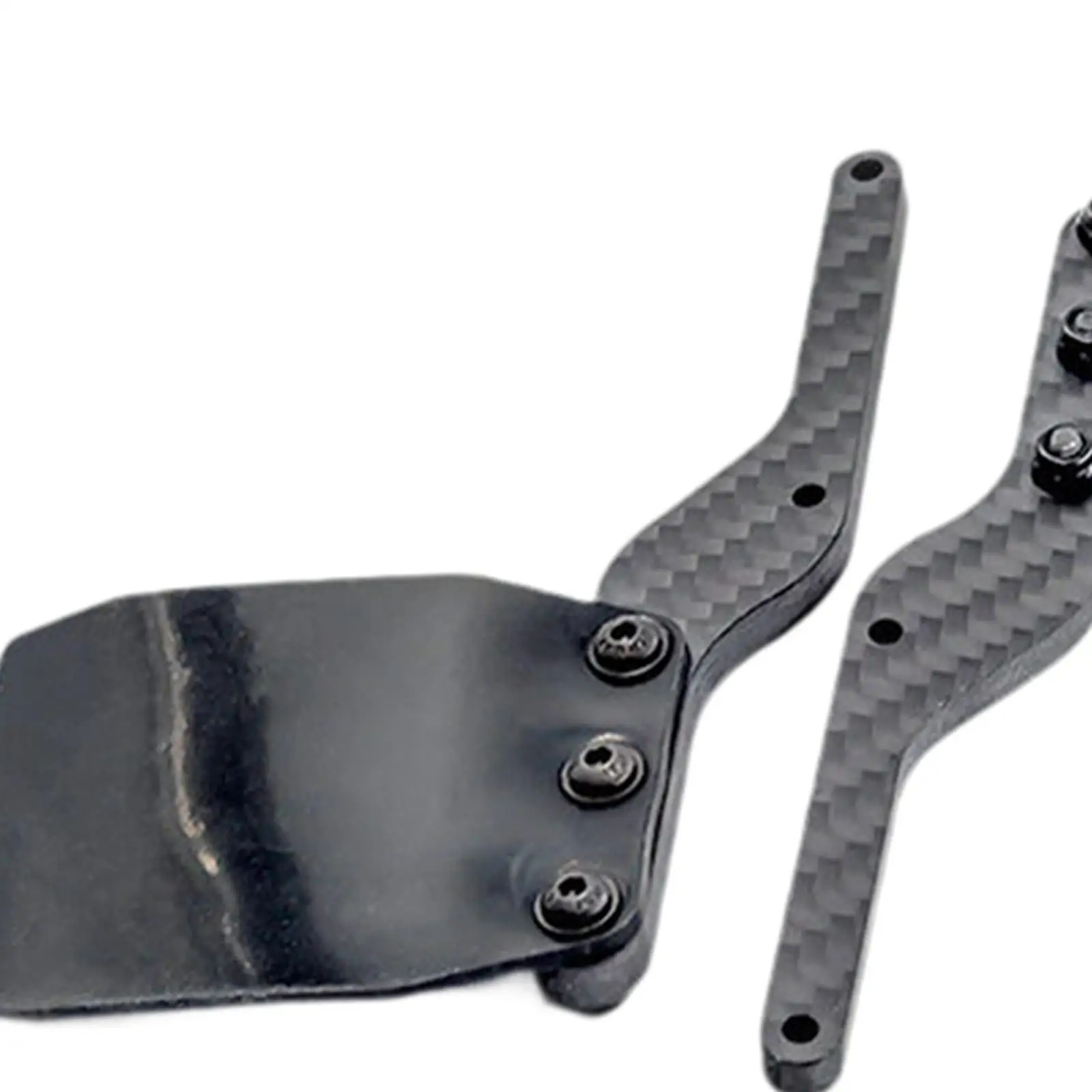 2 Pieces 1/7 RC Fender Accessories Upgrade Parts Mud Guard Silicone Mudguard
