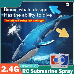 Barco submarino RC impermeable para niños – Juguete de buceo realista