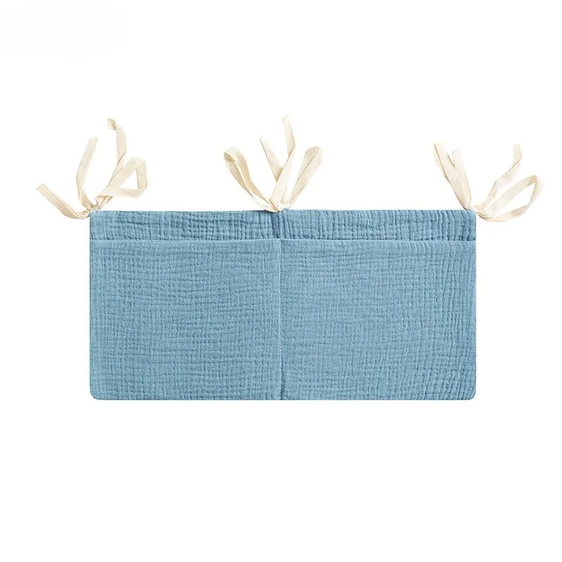 Bolsa de almacenamiento multifuncional de algodón para cuna y cochecito: sostiene pañales, juguetes para la dentición: diseño de prensado impermeable, gran capacidad - imagen 5