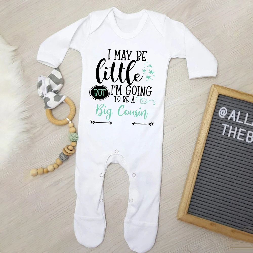 Babygrow-body para bebé, ropa de dormir de un primo grande, Body de bebé, trajes de regreso A casa