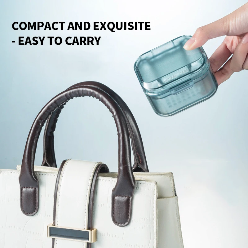 Estuche para Retenedores Invisibles, Caja de Almacenamiento para Retenedores de Ortodoncia, Alineador Dental, Estuche Portátil, Caja de Almacenamiento para Dentaduras - imagen 5