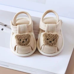 Sandalias de bebé antideslizantes para caminar en casa – Verano 2026