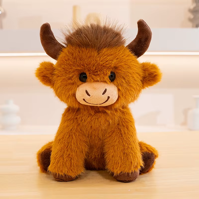 Peluche vaca Highland – Regalo de graduación original - imagen 4