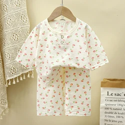 Ropa de casa infantil verano – Algodón suave manga corta