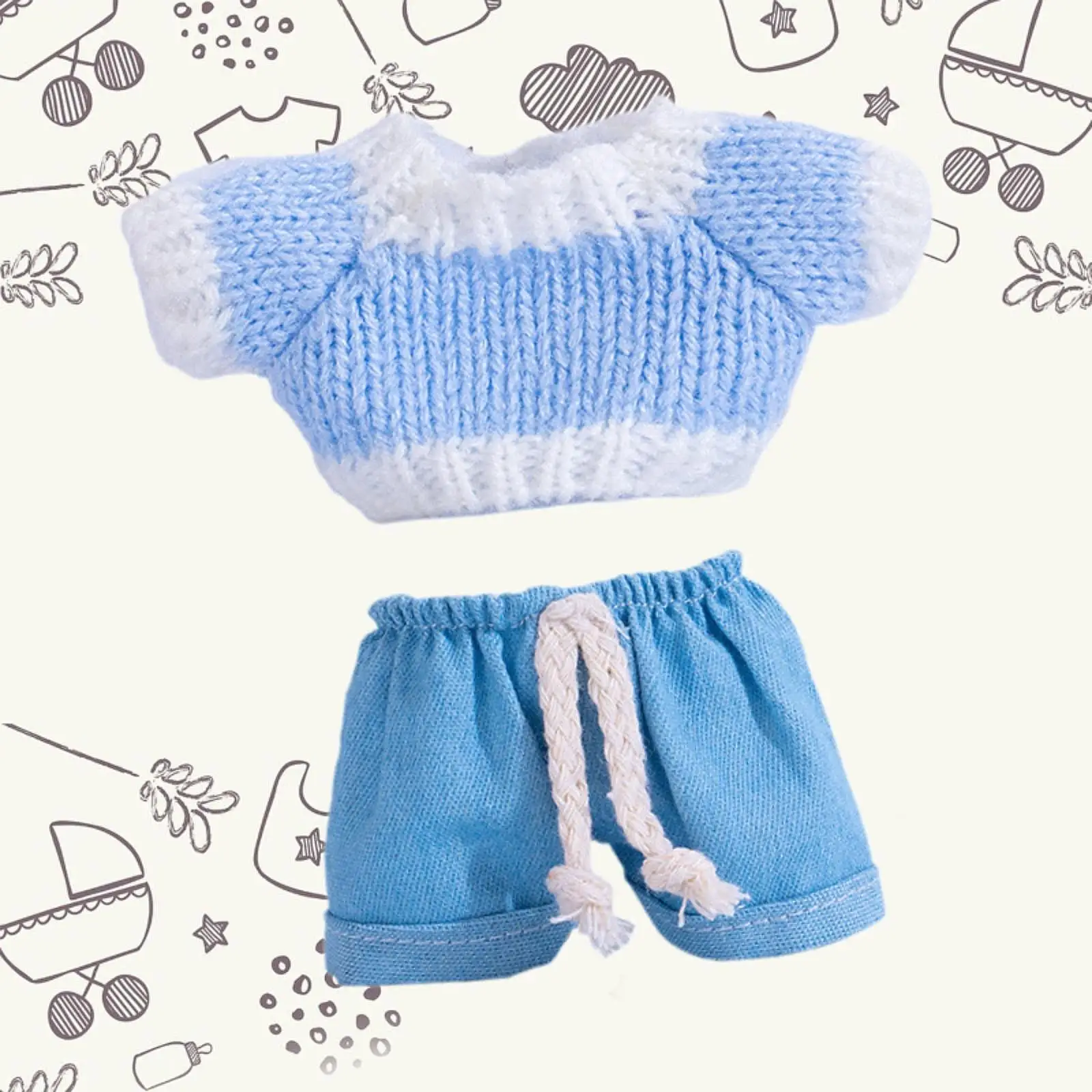 15cm Fashion Doll Clothes Cute Doll Clothing Girl Doll Outfits DIY Doll Clothes Toy Girls Gift