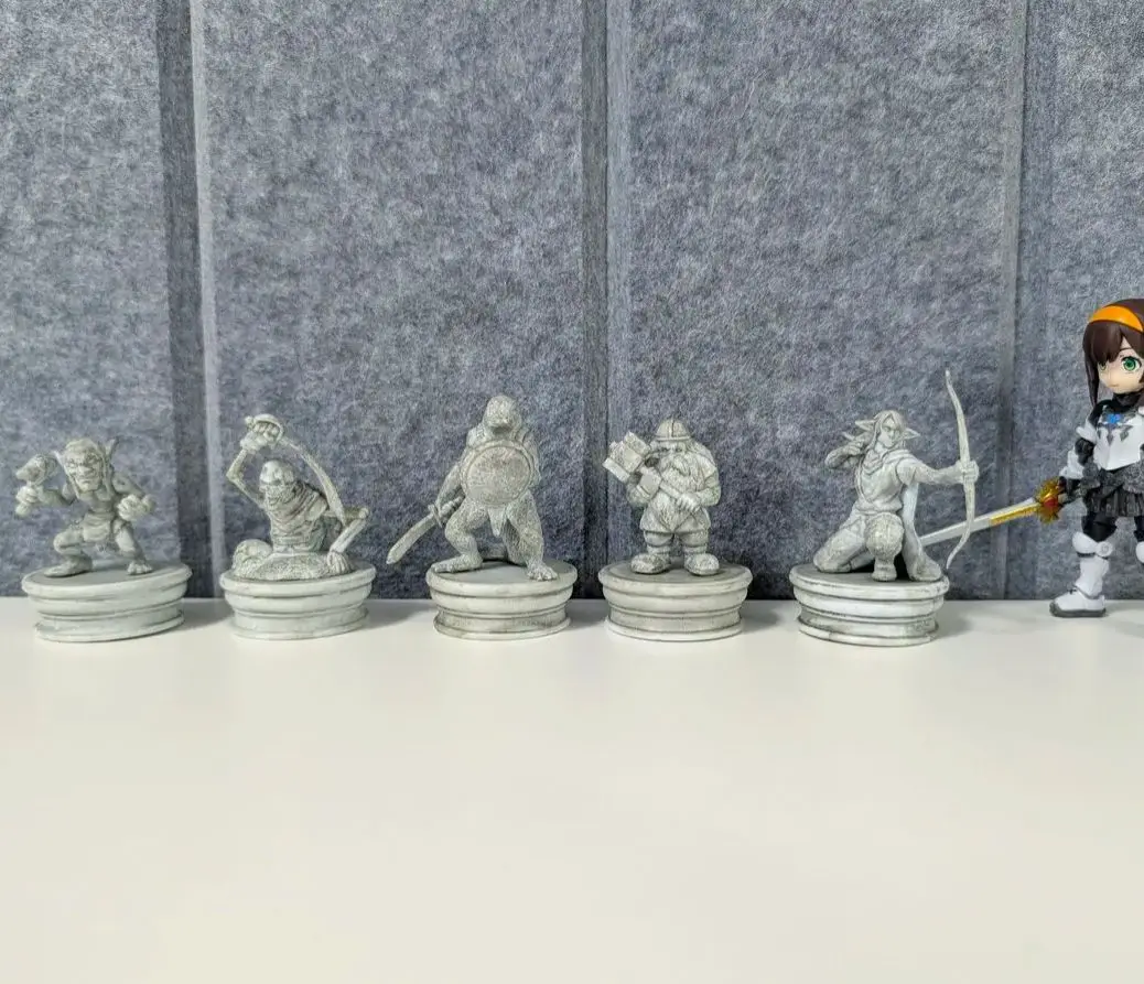 Yell Mundo Fantasía – Figuras coleccionables goblin enano elfo - imagen 4