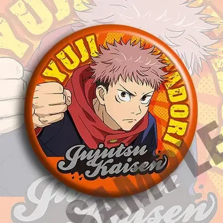 Jujutsu Kaisen Anime doble Flash Bar insignia grande 75mm Sotoru Gojo insignia modelo de Anime - imagen 5