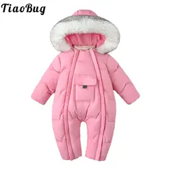 Traje de nieve acolchado con capucha para bebé
