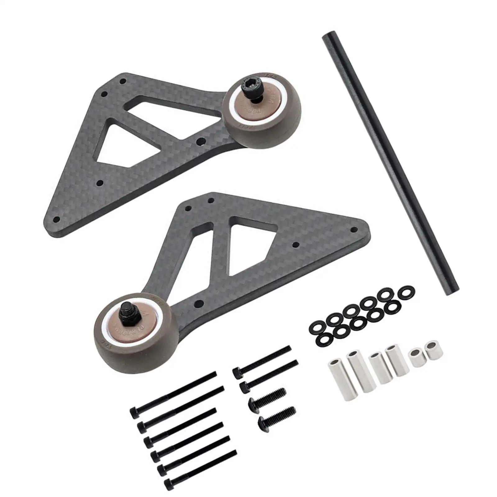 1:7 Scale RC Car Heads Wheel Upgrades Professional Easy to Install Carbon Fiber