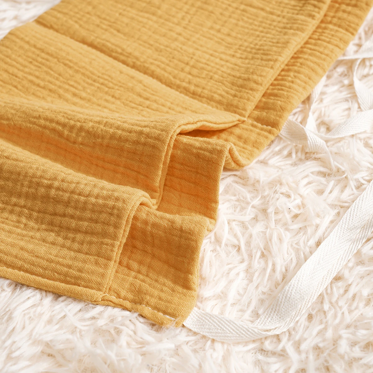 Elinfant-Bolsa de almacenamiento para cabecera de cama de bebé, 100% algodón, organizador de cuna, bolsa colgante para botellas, pañales, juguetes, bolsa colgante para cochecito - imagen 3